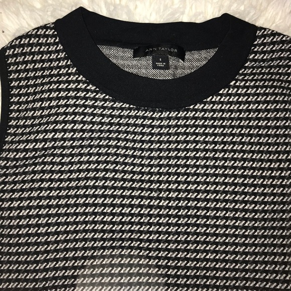 ANN TAYLOR NWOT Striped Work Professional Blouse - Picture 6 of 8